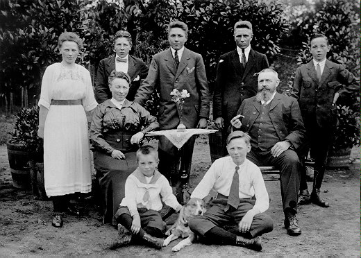 Adriaan Hendrik Bulten family 1920